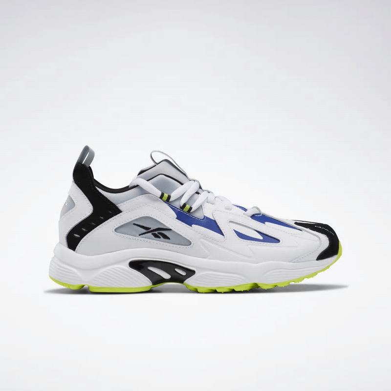 Tenisi Reebok Dmx Series 1200 Barbati Albi/Albastri/Verzi Deschis Romania UA8528JG